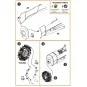 Hawk H-75 M/N/O resin exhaust for CP kits CP4803/CP4804, 1/48 - Cle...