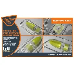 F-82F/G, E/H Twin Mustang painting mask for Modelsvit kits 4818/482... 2