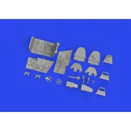 Bf 109G-6 cockpit PRINT 1/48 EDUARD - Eduard Accessories 648843