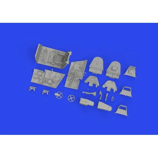 Bf 109G-6 cockpit PRINT 1/48 EDUARD, 1/48 - Eduard Accessories 648843