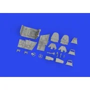 Bf 109G-6 cockpit PRINT 1/48 EDUARD - Eduard Accessories 648843