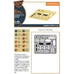 TB.2 PE parts for CP kits, 1/48 - Clear Prop Accessories CPA48019 2
