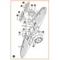I-16 type 5 EXTERIOR PE parts for CP kits, 1/48 - Clear Prop Access...