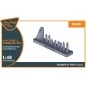 I-16 type 5 exhausts for CP kits, 1/48 - Clear Prop Accessories CPA...