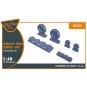 Mirage-2000 wheel set, 1/48 - Clear Prop Accessories CPA48035