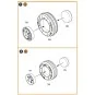 Mirage-2000 wheel set, 1/48 - Clear Prop Accessories CPA48035