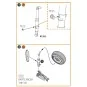 XA2D-1, A2D-1 Skyshark main landing legs for CP kits, 1/48 - Clear ...
