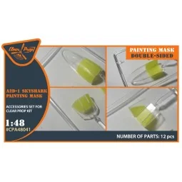 A2D-1 Skyshark double-sided painting mask for CP kits, 1/48 - Clear...