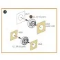 Gloster E28/39 Pioneer double-sided mask for CP kit CP4823, 1/48 - ...