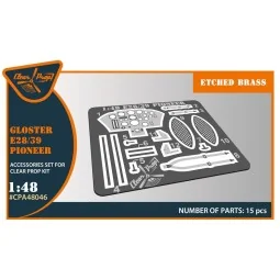 Gloster E28/39 Pioneer PE parts for CP kits, 1/48 - Clear Prop Acce...