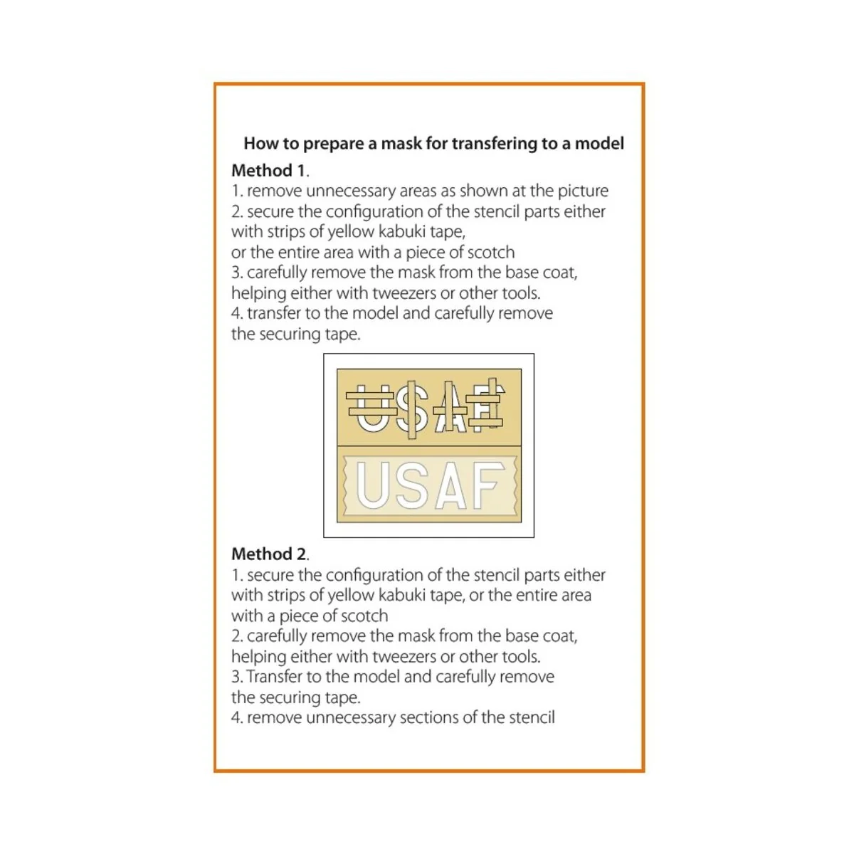F-86A pre-cut patterns for numbers and lettering painting mask for ...