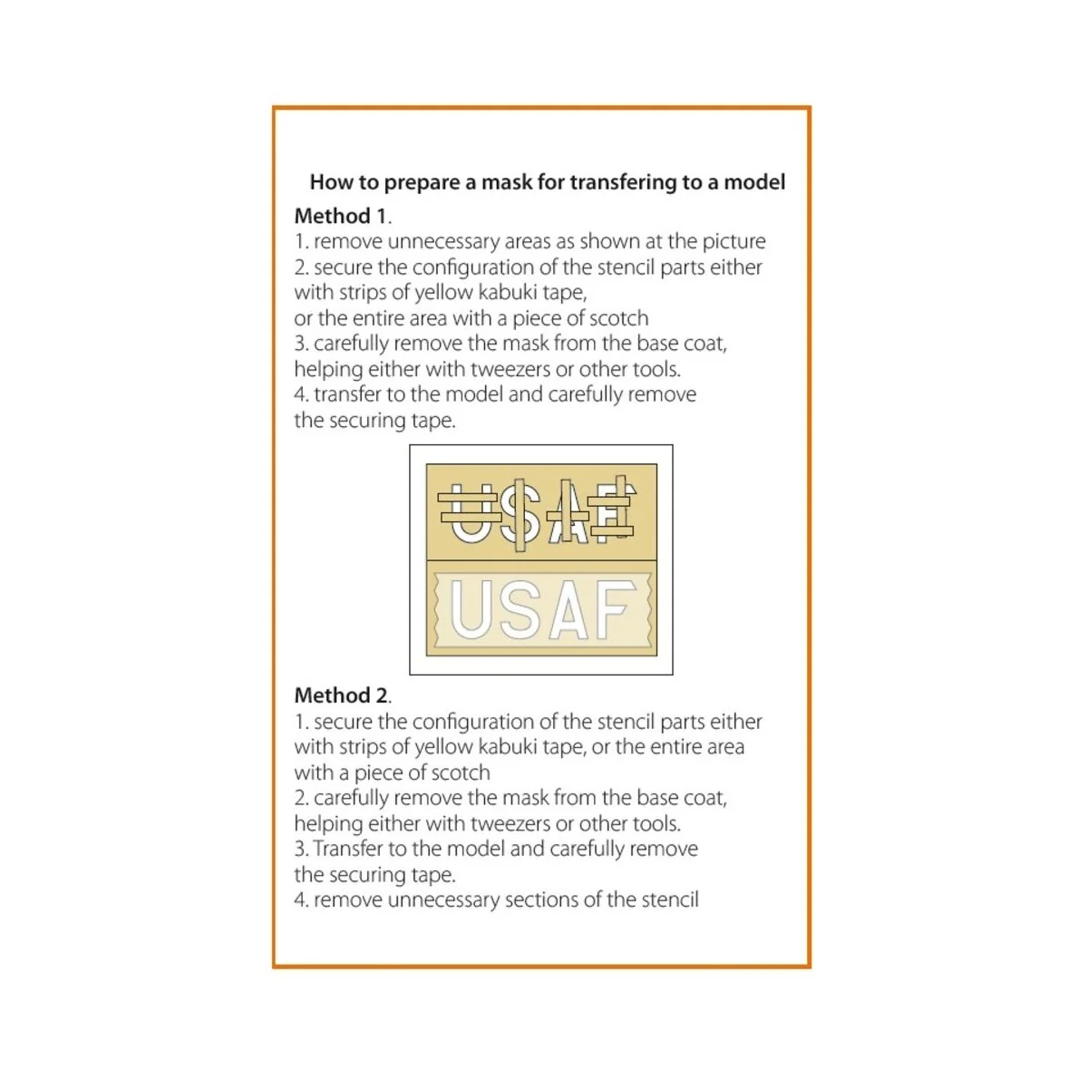 F-86A pre-cut patterns for numbers and lettering painting mask for ...