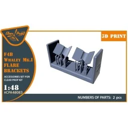 F4B Whaley Mk.I Flare brackets for CP kits, 1/48 - Clear Prop Acces...