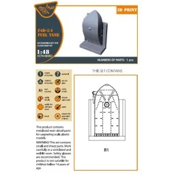 F4B Fuel Tank for CP kits, 1/48 - Clear Prop Accessories CPA48082 2