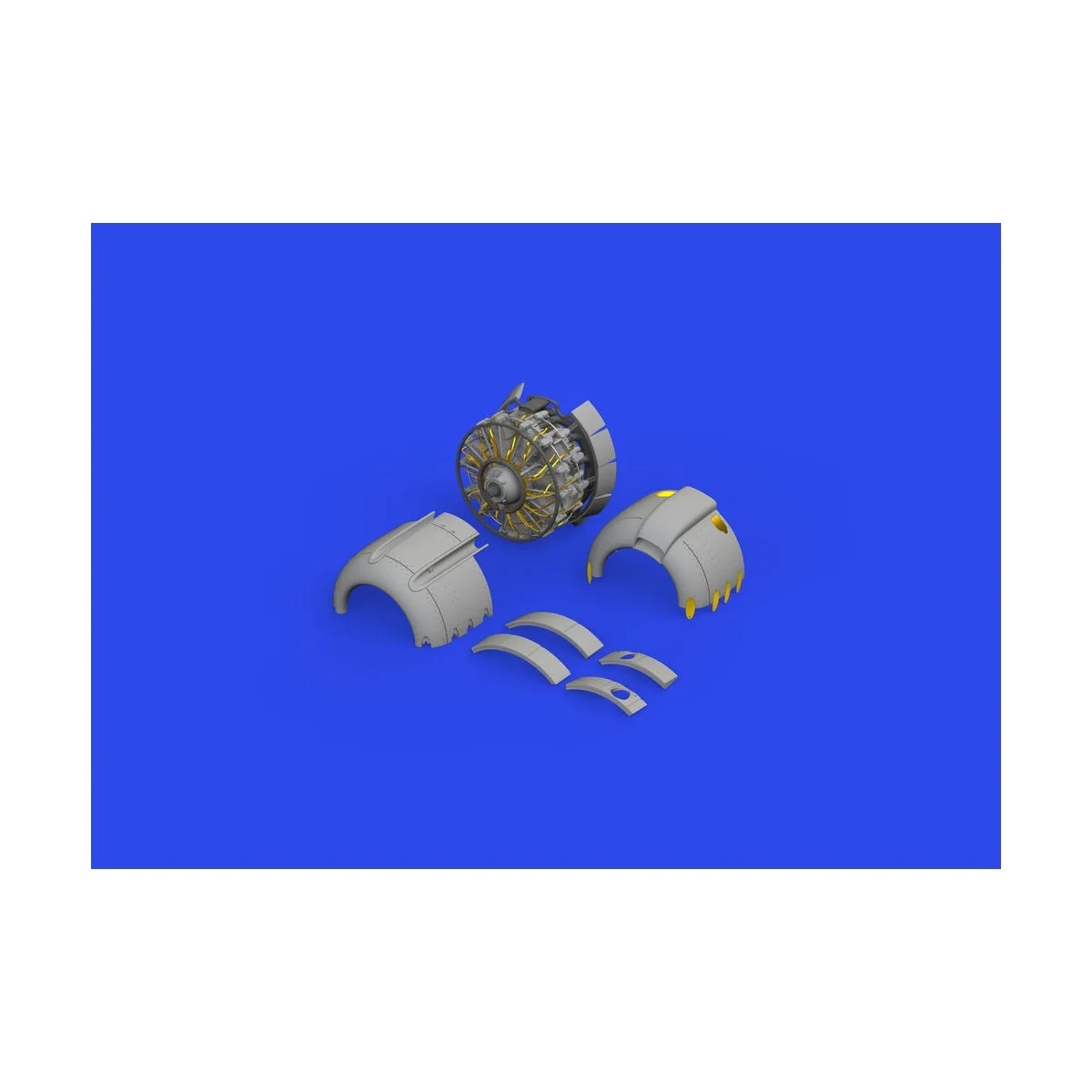 A6M2-N Rufe engine complete PRINT 1/48 EDUARD - Eduard Accessories ...