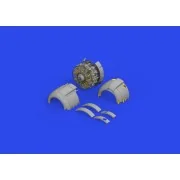 A6M2-N Rufe engine complete PRINT 1/48 EDUARD - Eduard Accessories ...