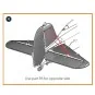 F4B-3/4 Strubs for CP kits, 1/48 - Clear Prop Accessories CPA48094