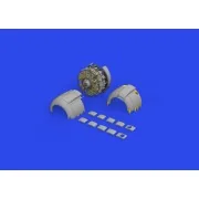 A6M2-N Rufe engine complete PRINT 1/48 EDUARD, 1/48 - Eduard Access...