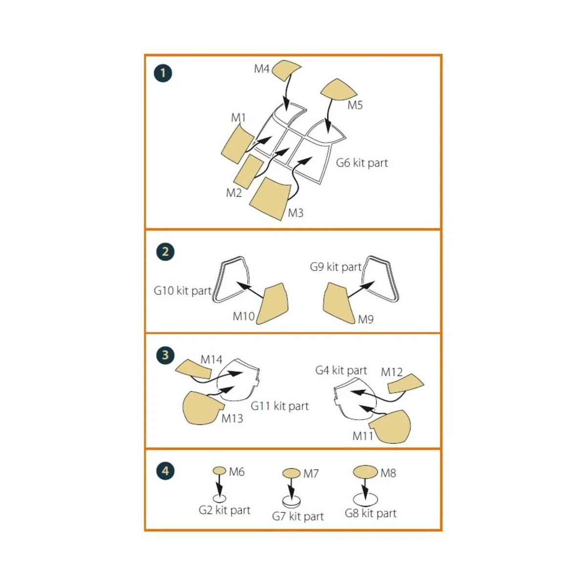 UH-60A, MH-60L painting mask for ICM kit, 1/48 - Clear Prop Accesso...