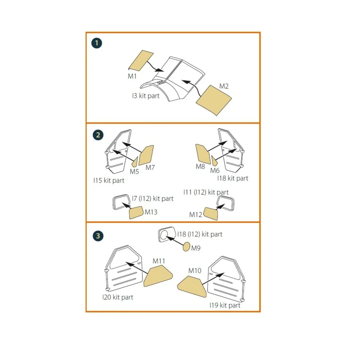 DHC-2 Beaver painting mask for Dora Wings kit, 1/48 - Clear Prop Ac...