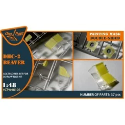DHC-2 Beaver double-sided painting mask for Dora Wings kit, 1/48 - ...