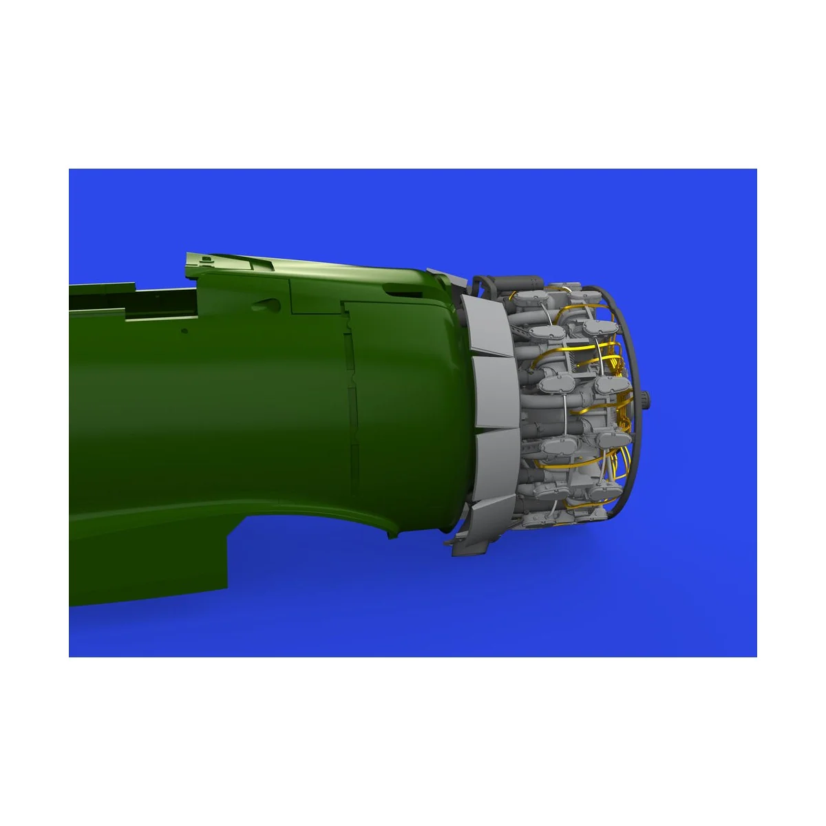 A6M2-N Rufe engine complete PRINT 1/48 EDUARD - Eduard Accessories ...