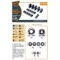 Jaguar Wheels set (weighted) for Airfix kit, 1/48 - Clear Prop Acce...