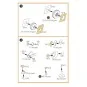 Jaguar Single seat double-sided painting mask for Airfix kit, 1/48 ...