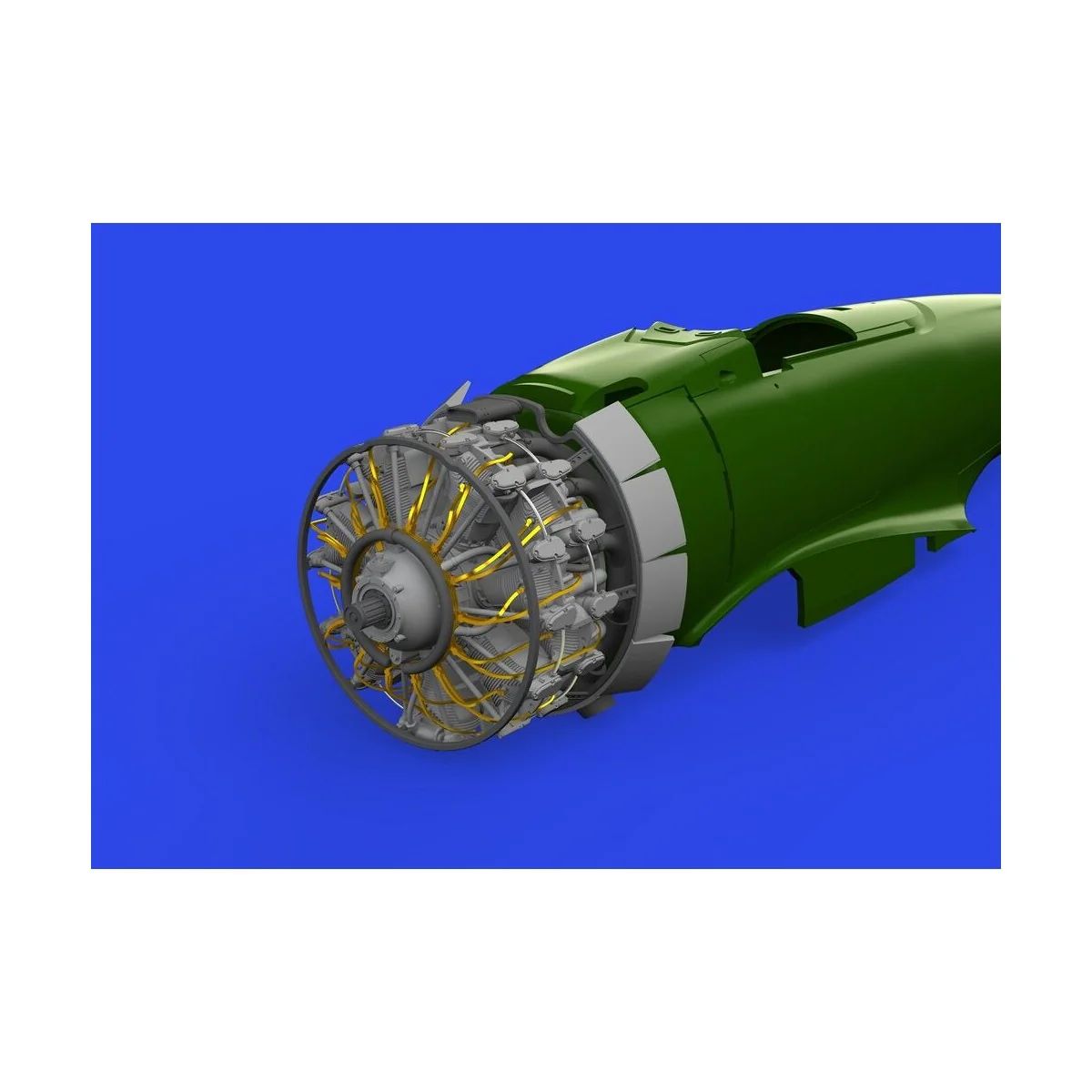 A6M2-N Rufe engine complete PRINT 1/48 EDUARD - Eduard Accessories ...