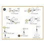 Jaguar Single seat painting mask for Airfix kit, 1/48 - Clear Prop ...