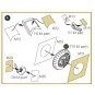 Bf-109E-4/7 double-sided painting mask for Wingsy Kits, 1/48 - Clea...