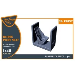 Bf-109E seat with safety belts for Wingsy Kits, 1/48 - Clear Prop A...
