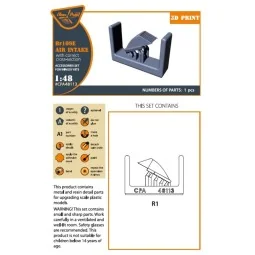 Bf-109E air intake for Wingsy Kits, 1/48 - Clear Prop Accessories C... 2