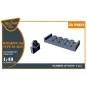 Magasins for Type92 gun 9 pcs, 1/48 - Clear Prop Accessories CPA48120