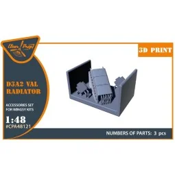 D3A2 VAL radiator set for Wingsy Kits, 1/48 - Clear Prop Accessorie...