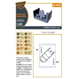 D3A2 VAL radiator set for Wingsy Kits, 1/48 - Clear Prop Accessorie... 2