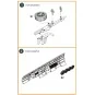 Magasins for Type92 gun 9 pcs, 1/48 - Clear Prop Accessories CPA48120