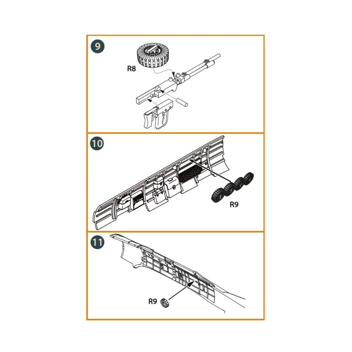 D3A2 VAL interior set for Wingsy Kits, 1/48 - Clear Prop Accessorie...
