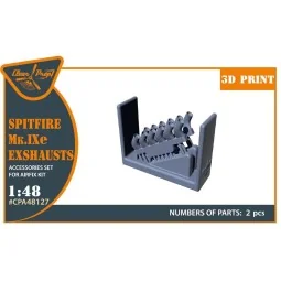 Spitfire Mk.IXe exhausts for Airfix kit, 1/48 - Clear Prop Accessor...