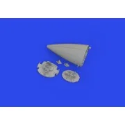 F-16 radar early PRINT 1/48 KINETIC, 1/48 - Eduard Accessories 648855