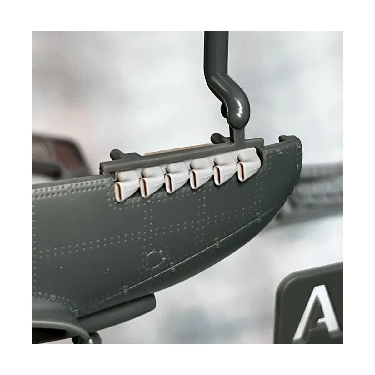 Spitfire Tr.9 exhausts for Airfix kit, 1/48 - Clear Prop Accessorie...