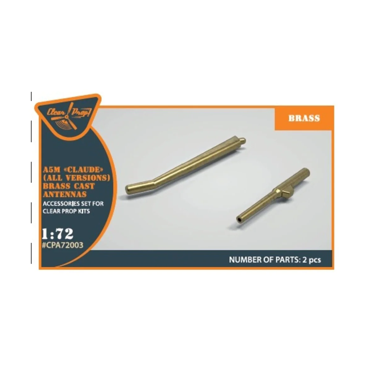 A5M Claude (early version) brass cast antennas for CP kits CP720016...