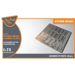 La-5 (all versions) PE landing flaps for CP kits CP72014/CP72015, 1... 2