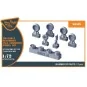 UH-2 A/B SEASPRITE (all versions) wheel set for CP kits CP72002/CP7...