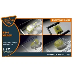 Be-6 Madge painting mask for Trumpeter kit, 1/72 - Clear Prop Acces...