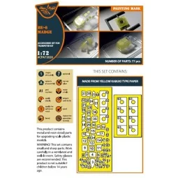 Be-6 Madge painting mask for Trumpeter kit, 1/72 - Clear Prop Acces... 2