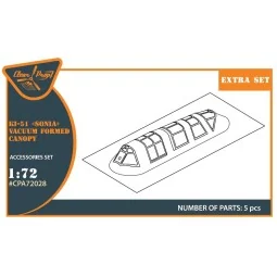Ki-51 Sonia (all versions) vacuum formed canopy for CP kits CP72011... 2