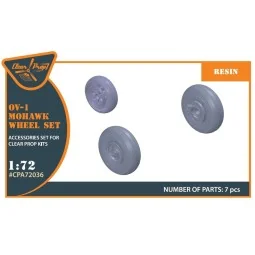 OV-1 A/B/C/D Mohawk wheels set for CP kit ??72016, 1/72 - Clear Pro... 2