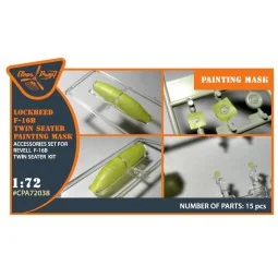 F-16B/D twin seater painting mask for REVELL kit, 1/72 - Clear Prop... 2