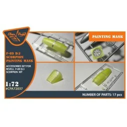 F-89 D/J painting mask for REVELL kit, 1/72 - Clear Prop Accessorie... 2